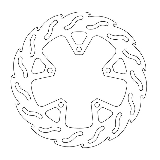 Motomaster Flame Bremsscheibe hinten - KTM 1290|1390 MY2014