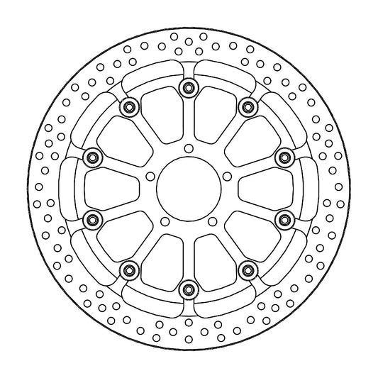 Motomaster Halo T-Floater 6.0 Race Bremsscheibe - KTM 1290|1390 MY2014-