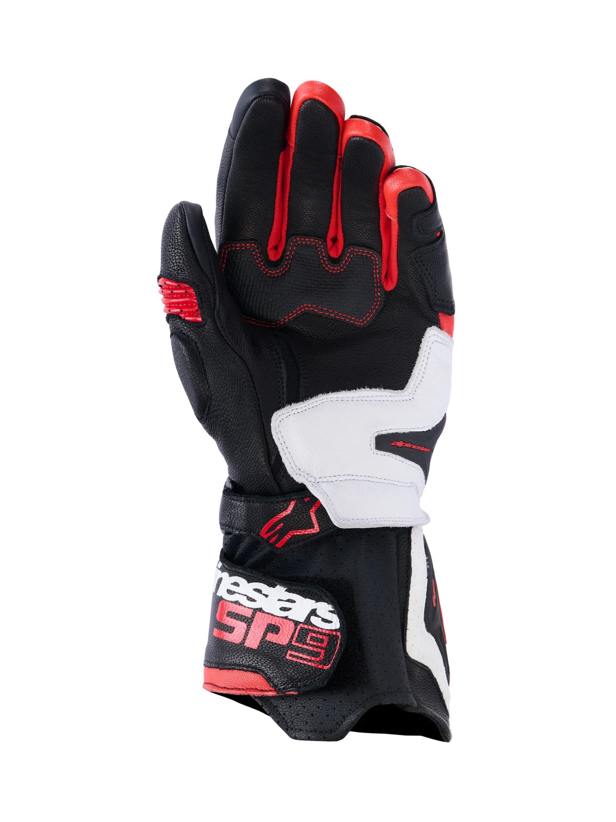 Alpinestars SP-9 Handschuhe | Black White Bright Red
