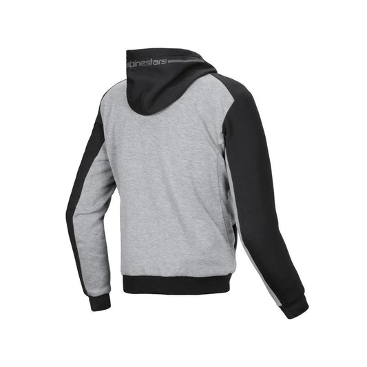 Alpinestars Chrome V2 Sport Hoodie | Black Gray Heather Red Fluo