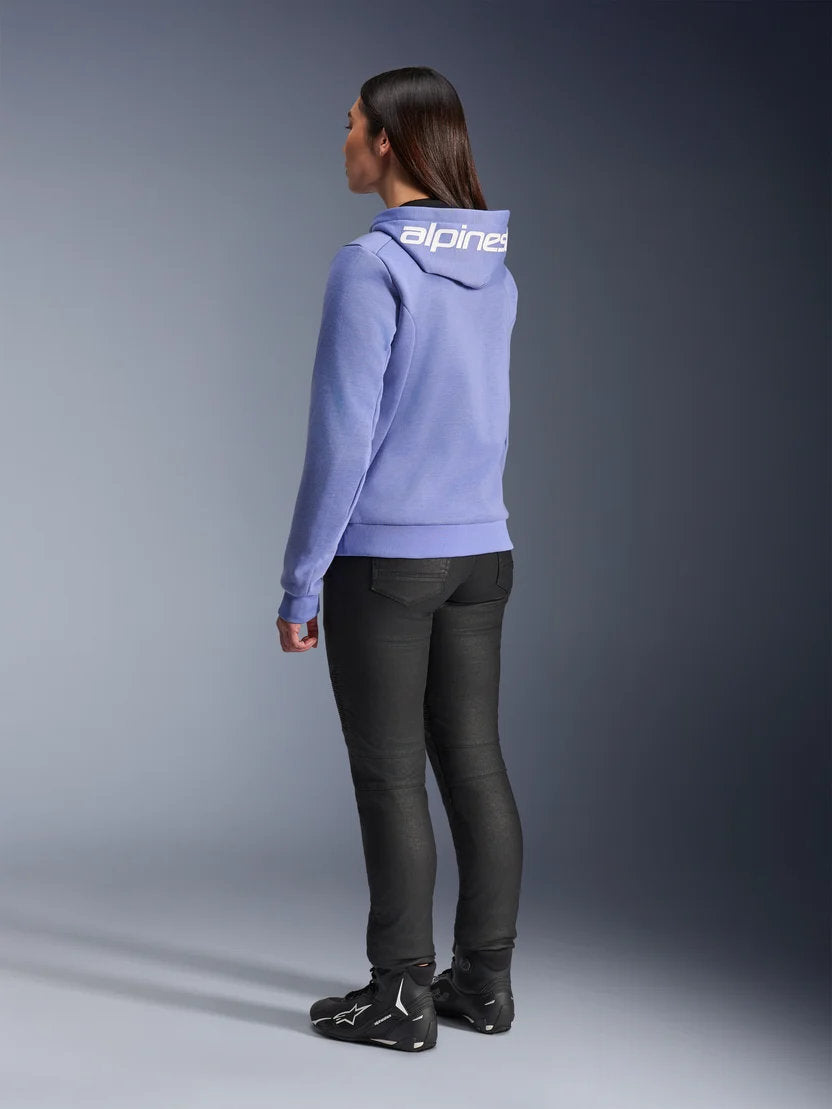Alpinestars Stella Chrome V2 Sport Hoodie | Blue Violet White