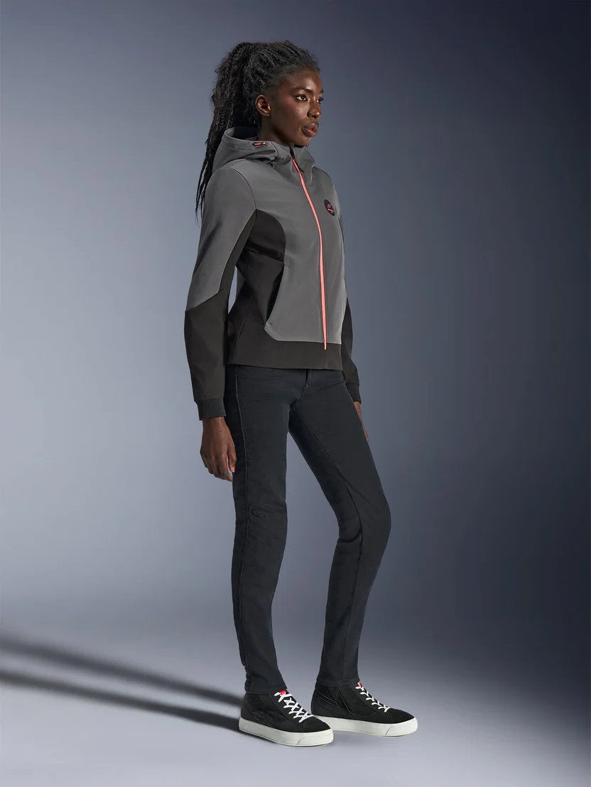 Alpinestars Stella Radium Tech Kapuzenjacke | Deep Gray Black