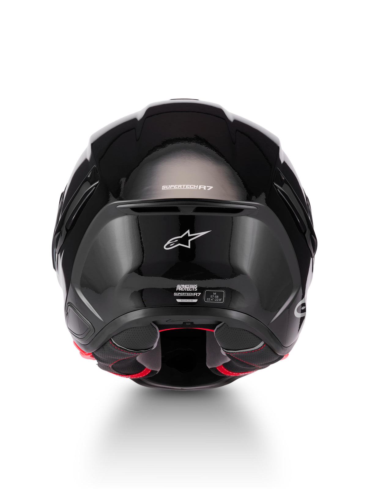 Alpinestars SUPERTECH R7 SOLID | BLACK GLOSSY