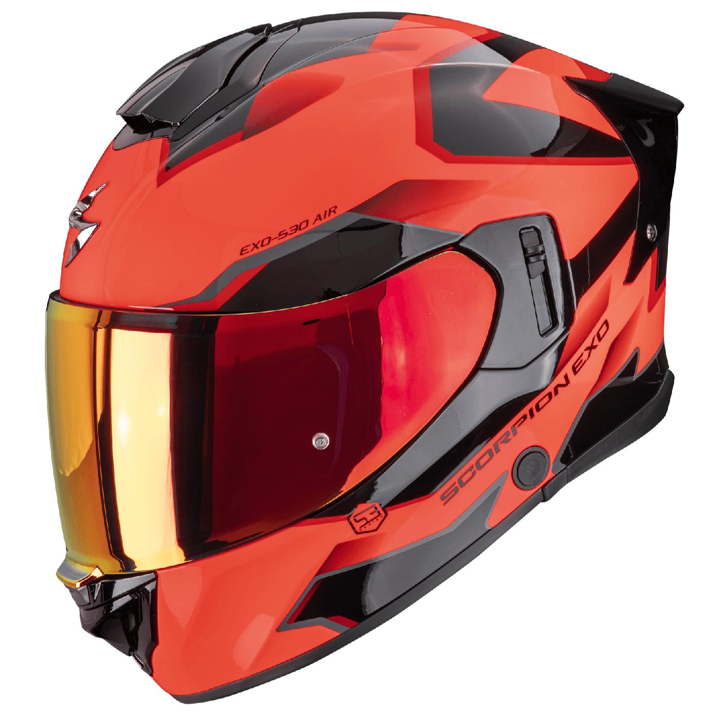 Scorpion EXO-530 AIR CLIP Rot-Schwarz