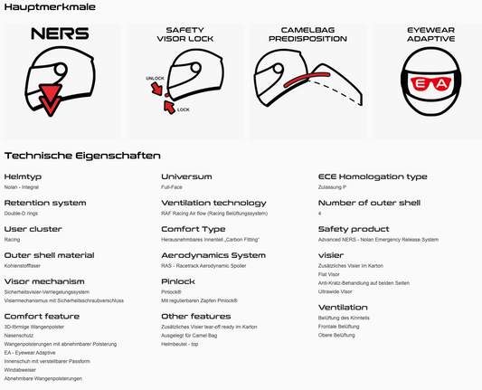 NOLAN X-804 RS Ultra Carbon | Flat Carbon