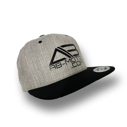 Snapback grau | schwarz