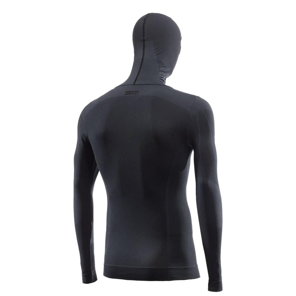 SIXS TS2 DB | 4-Jahreszeiten Langarmshirt mit Kapuze