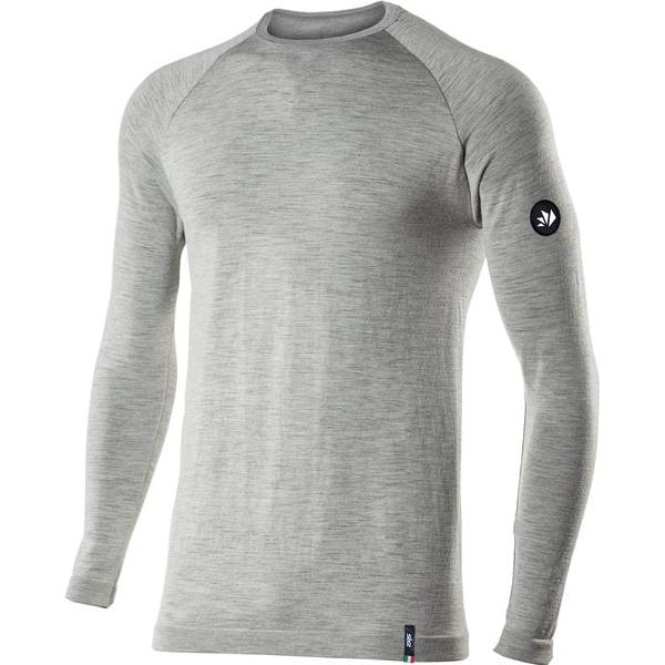 SIXS TS2 Merino Langarm Shirt | Wool Gray