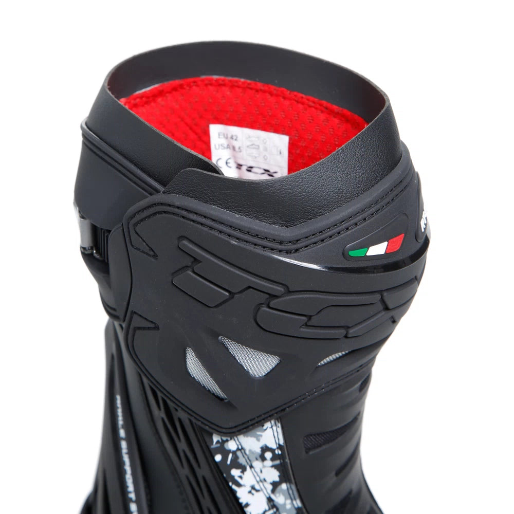 TCX Stiefel RT-Race schwarz-weiss-grau
