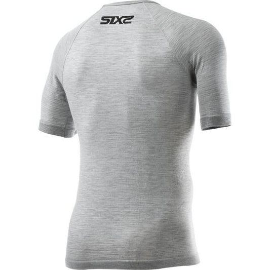 SIXS TS1 Merino Kurzarm Shirt | Wool Gray