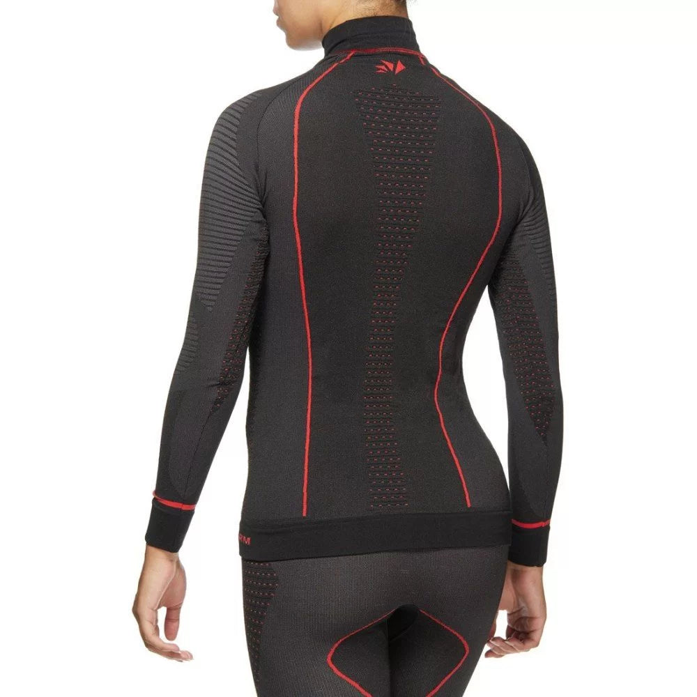 SIXS TS3W Langarm Shirt | Thermo | black-red