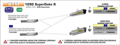 Arrow RaceTech SlipOn - KTM 1290 Superduke MY2020-