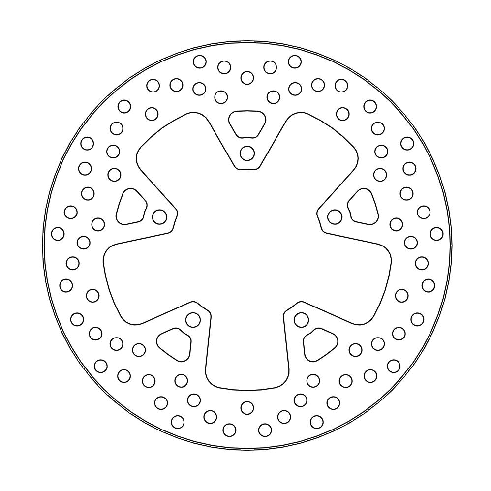 Motomaster Halo rear brake disc - KTM 1290|1390 MY2014