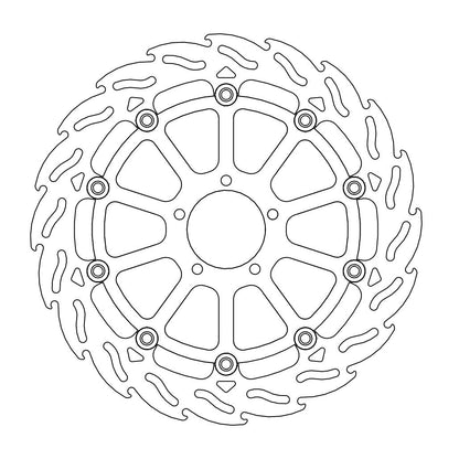 Motomaster Flame brake disc - KTM 1290|1390 MY2014-