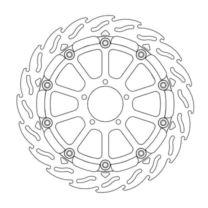 Motomaster Flame Race brake disc - KTM 1290|1390 MY2014-