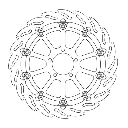 Motomaster Flame Race brake disc - KTM 1290|1390 MY2014-