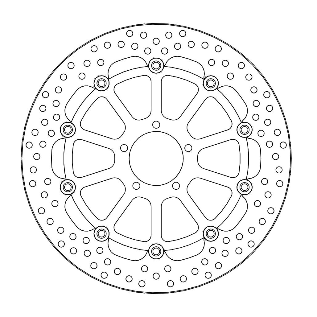 Motomaster Halo brake disc - KTM 1290|1390 MY2014-