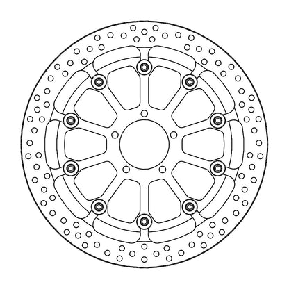 Motomaster Halo T-Floater 6.0 Race brake disc - KTM 1290|1390 MY2014-