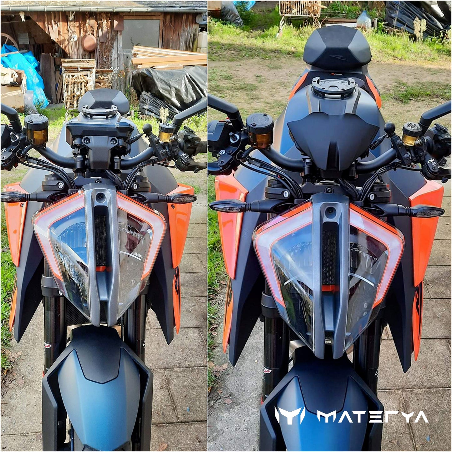 Dashboard cover for KTM 1290 Superduke MY2020-2023 | matt black