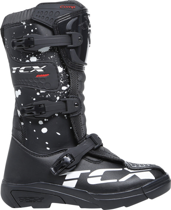 TCX Stiefel COMP-KID schwarz-weiss
