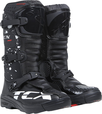 TCX Stiefel COMP-KID schwarz-weiss