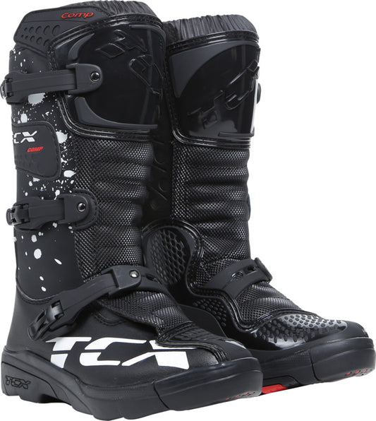 TCX Stiefel COMP-KID schwarz-weiss
