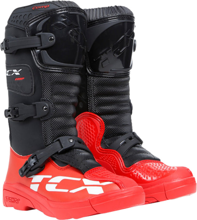 TCX Stiefel Comp-Kid schwarz-rot
