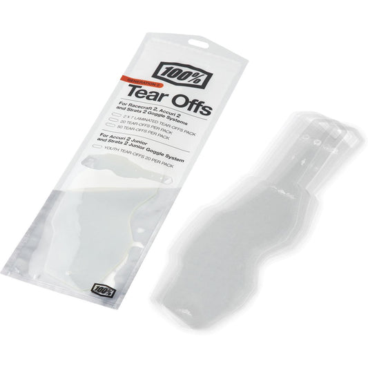100% ARMEGA/ARmatic Standard Tear-Offs 20 PK