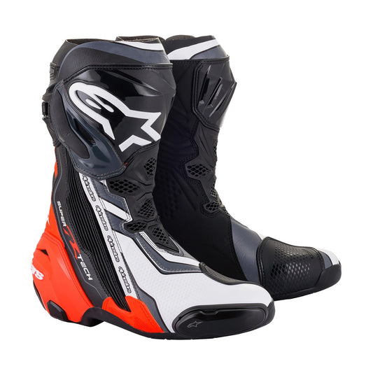 Alpinestars Supertech R | black-red fluo-white-gray