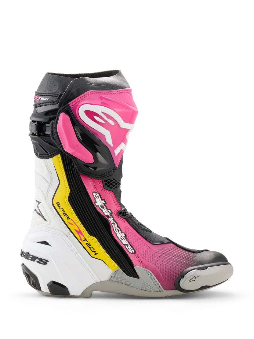 Alpinestars Supertech R | BLACK MAGENTA WHITE YELLOW