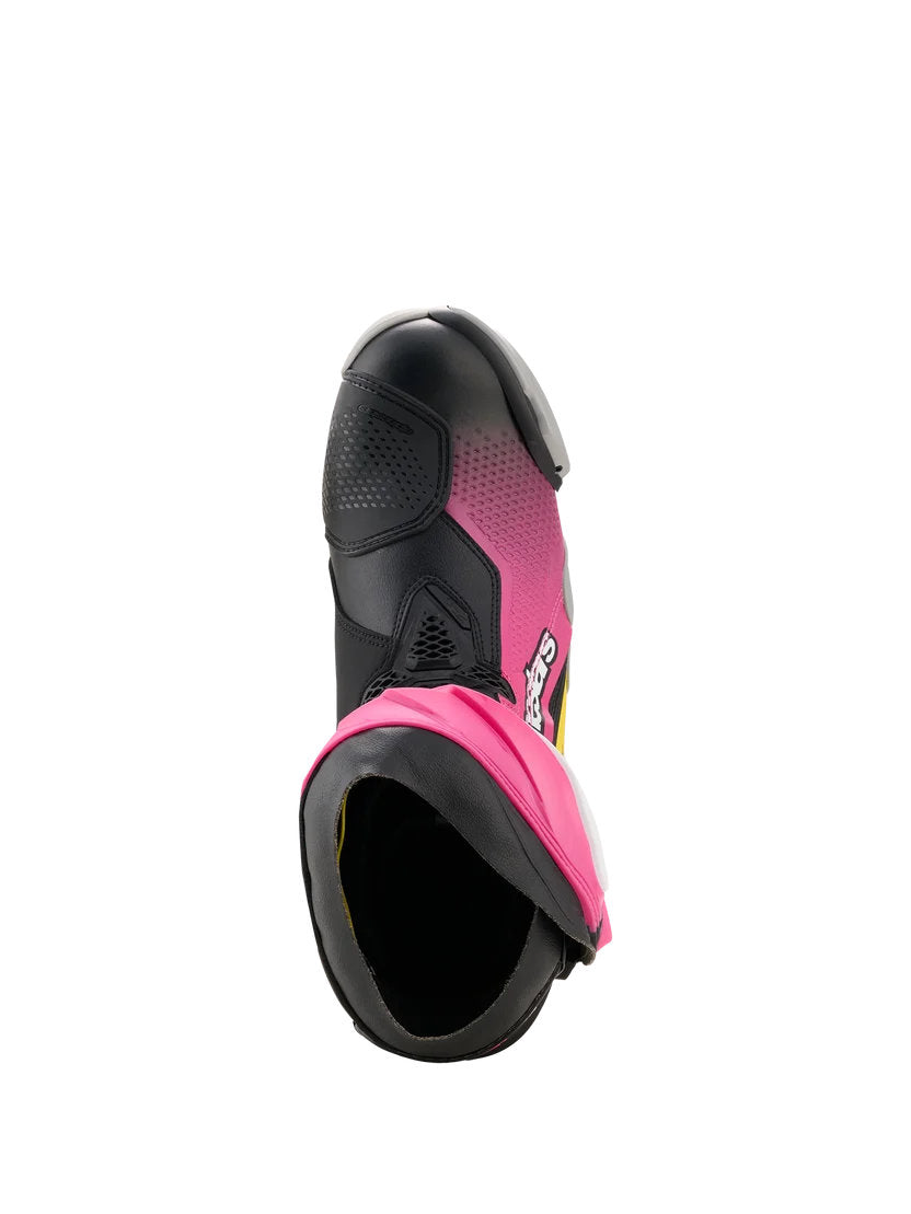 Alpinestars Supertech R | BLACK MAGENTA WHITE YELLOW