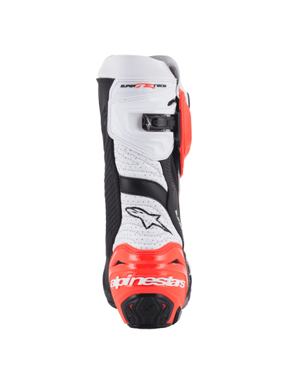 Alpinestars Supertech R Vented | black-white-red fluo