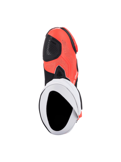 Alpinestars Supertech R Vented | black-white-red fluo