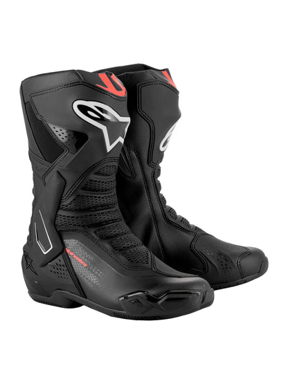 Alpinestars SMX-6 V3 Stiefel | Black Red Fluo