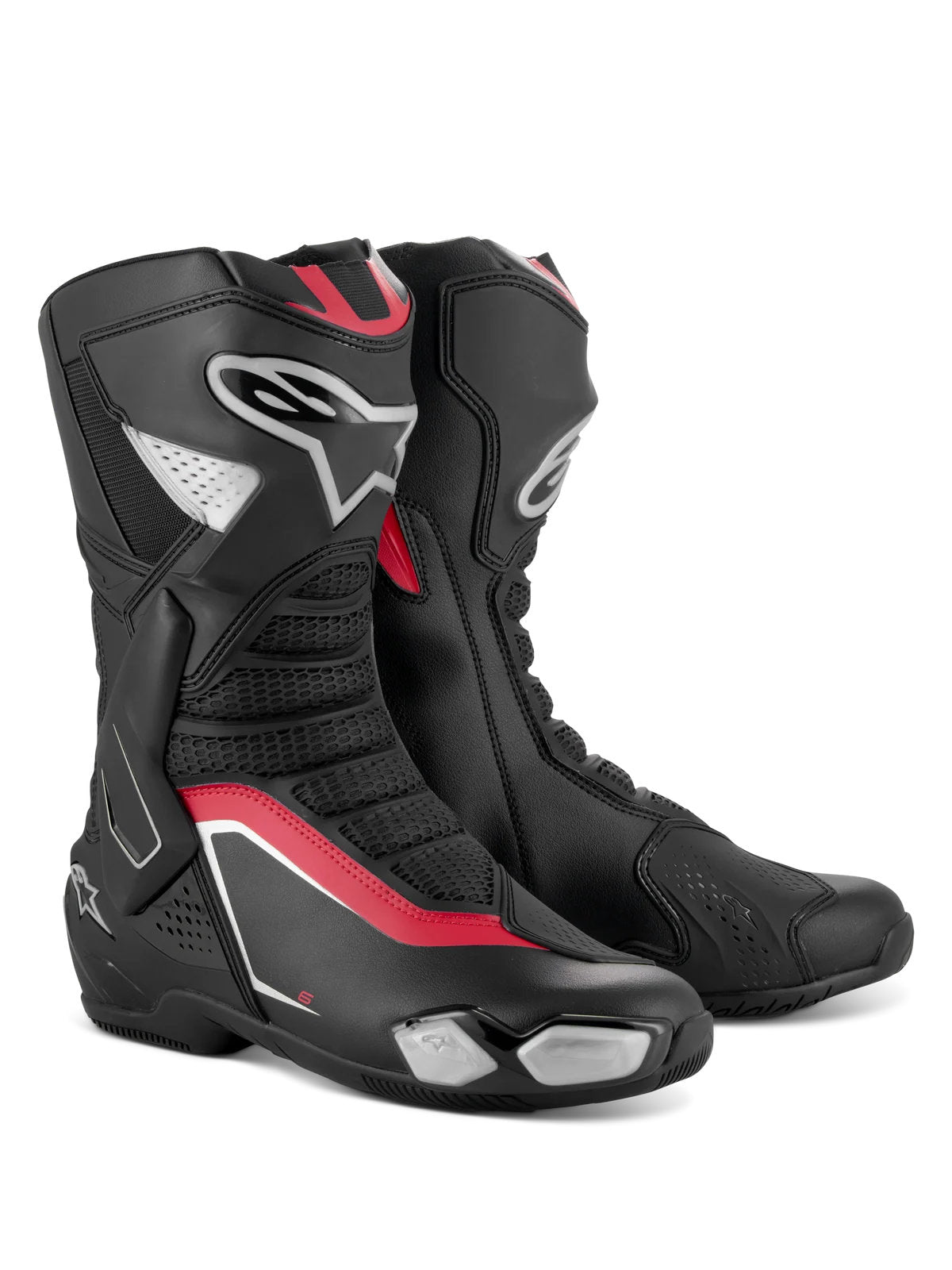 Alpinestars SMX-6 V3 Stiefel | Black Silver Red
