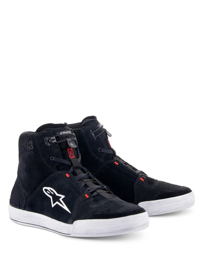 Alpinestars Chrome Schuhe | Black Cool Gray Red Fluo