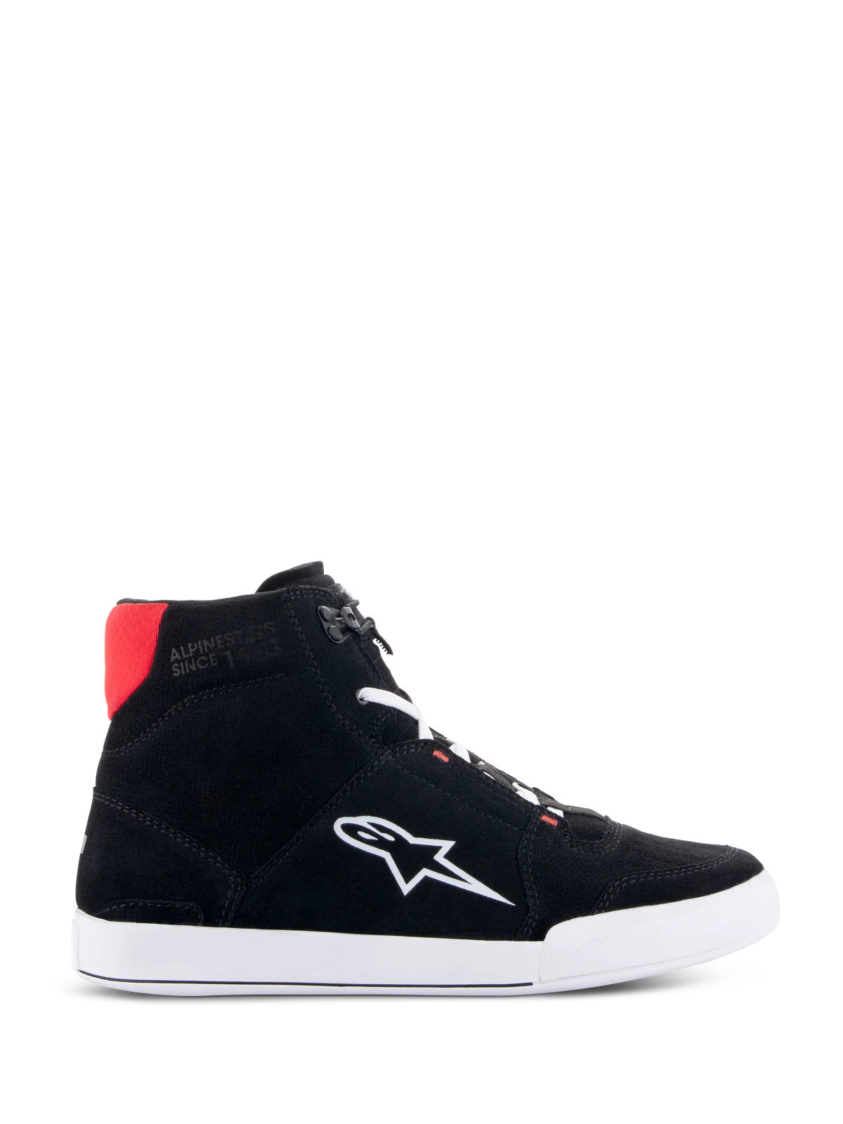 Alpinestars Chrome Schuhe | Black White Bright Red