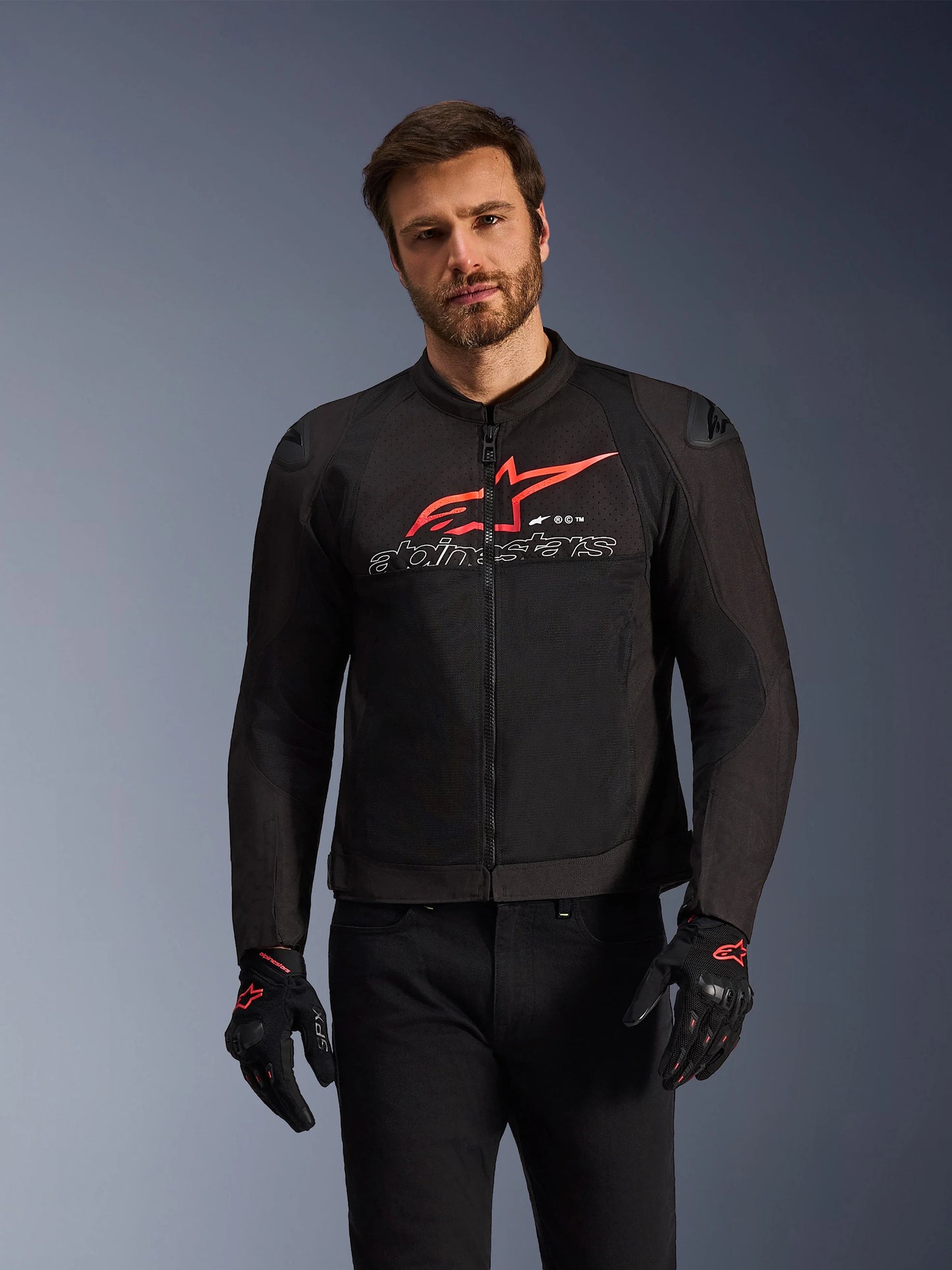 Alpinestars SMX AIR JACKET | black-bright red