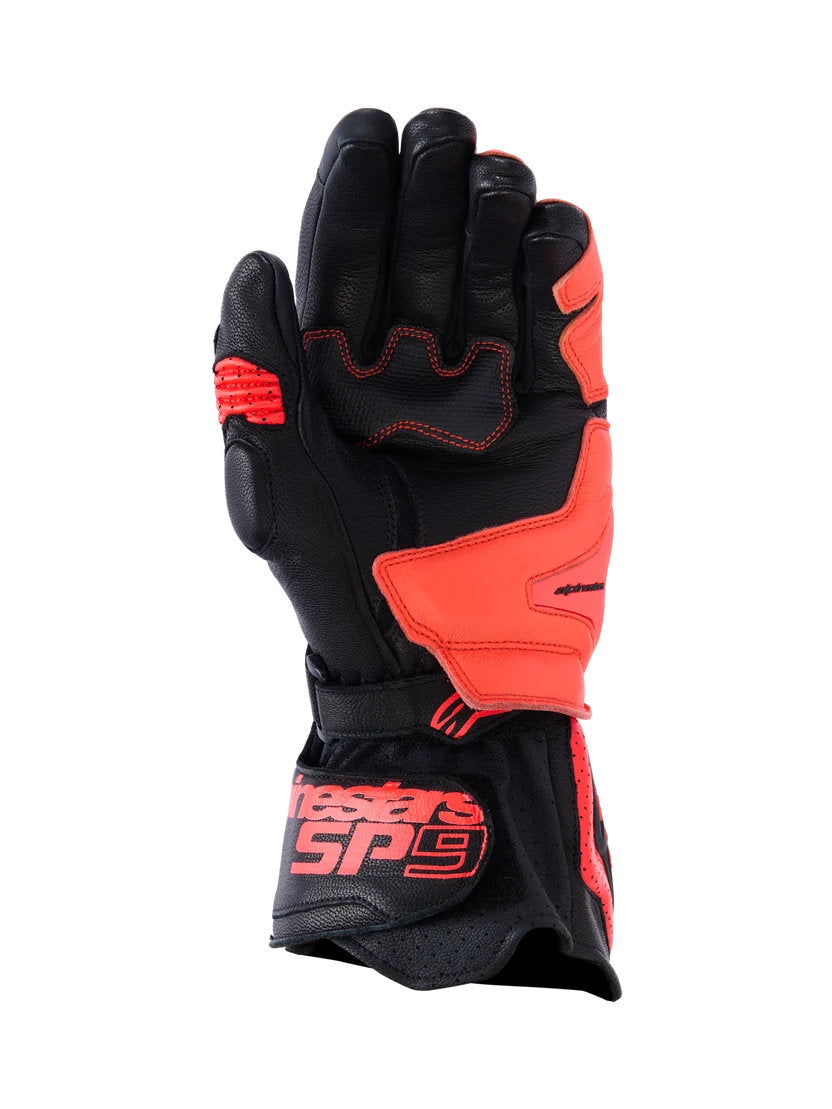 Alpinestars SP-9 Handschuhe | Black Red Fluo