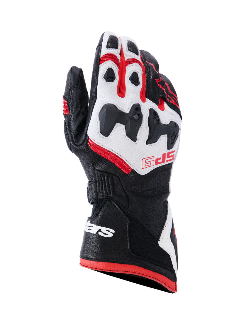 Alpinestars SP-9 Handschuhe | Black White Bright Red