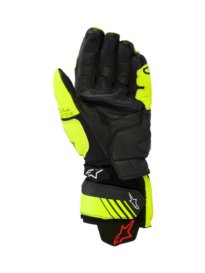 Alpinestars GP PLUS R V3 LEATHER GLOVES | yellow fluo-black