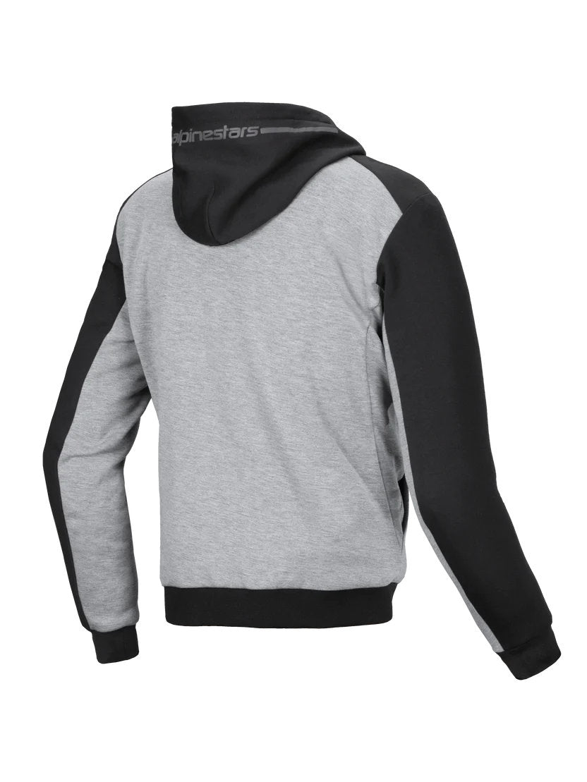 Alpinestars Chrome V2 Sport Hoodie | Black Gray Heather Red Fluo