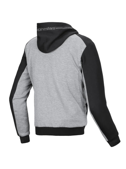 Alpinestars Chrome V2 Sport Hoodie | Black Gray Heather Red Fluo