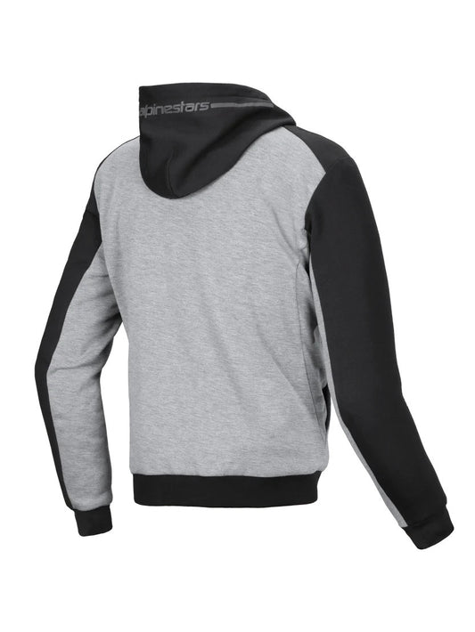 Alpinestars Chrome V2 Sport Hoodie | Black Gray Heather Red Fluo