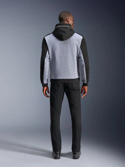 Alpinestars Chrome V2 Sport Hoodie | Black Gray Heather Red Fluo