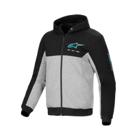 Black Gray Heather Turquoise