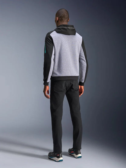 Alpinestars Chrome V2 Sport Hoodie | Black Gray Heather Turquoise