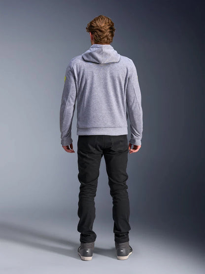 Alpinestars Chrome V2 Sport Hoodie | Gray Heather Fluo Yellow