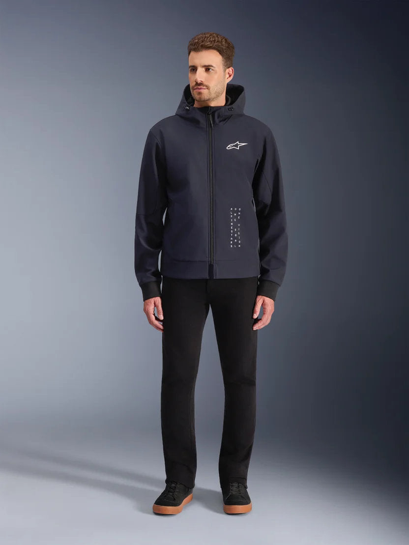 Alpinestars Radium Tech Kapuzenjacke | Black White