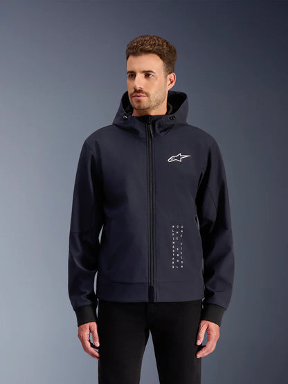 Alpinestars Radium Tech Kapuzenjacke | Black White